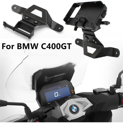 Motorcycle For BMW C400GT C 400GT C400X Front Phone Stand Holder Smartphone Phone GPS Navigation Plate Bracket