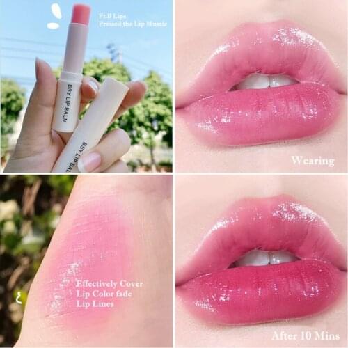 Lipsalve Lip Balm Moisturizing Hydrating Repair Waterproof Anti-drying Lipstick Anti-sweat Nourish Lips Warm Color Change Makeup