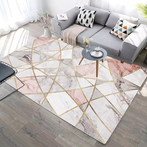 Living room carpet simple modern sofa coffee table carpet Abstract household carpet new Chinese bedroom full bed carpet