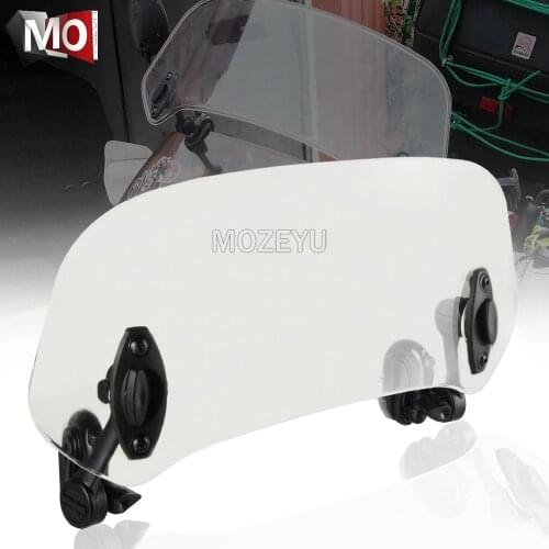 Motorcycle Windshield Extension Spoiler Windscreen Air Deflector For Suzuki GSF 650 600 S N 1200 400 BANDIT B-KING SFV650 GN125