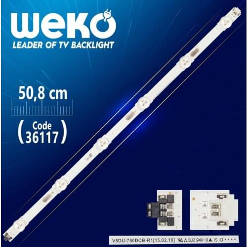 SAMSUNG 75 V5DU-750DCB-R1 6 LED 50.8 CM