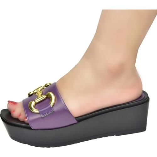 New Fashion Metal Chain Womens Platform Heels Women Shoes High Heel Shoes for Wedding Women Slip on Ladies Shoes and Sandals