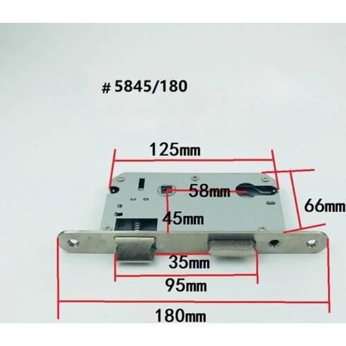 Indoor small lock body door lock part bedroom lock 5845/5850 home hardware