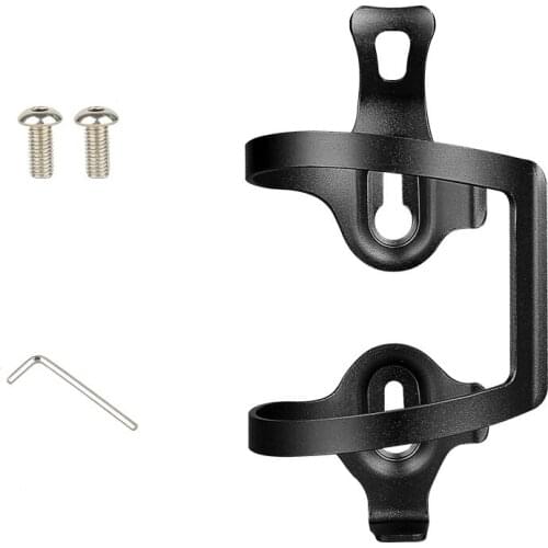 Bike Bottle Holder with Adapter Adjustable Aluminum Alloy Bike Water Bottle Cage Lightweight for MTB Road Kids Bikes