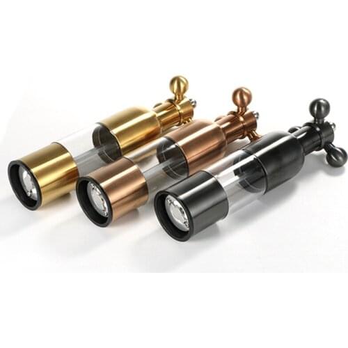 1 PCS 8 inch Pepper Mill Gadgets Pepper and Salt Grinder Grinding Black Garlic Grinding Spice Grinder Kitchen Creative tools