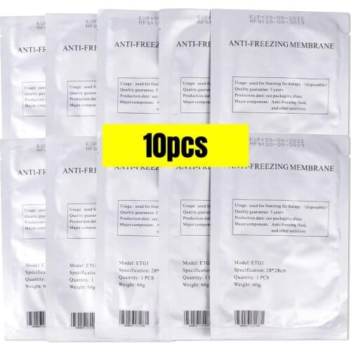 10pcs Anti Freeze Membrane for Freezing Machine Anti Cellulite Body Slimming Weight Loss Lipo Fat Freeze Cryolipolysis Therapy