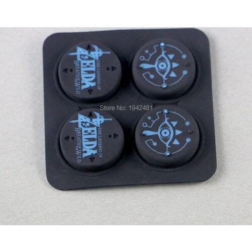 30sets Silicone Joystick Cap For Nintend Switch NS Rocker One Piece Crown Thumb Grip Button Caps Cover Skin