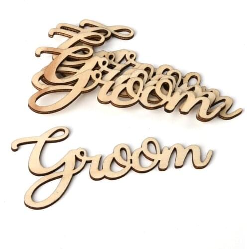 5pcs Wooden Hollow Love Number Pendant Ornaments DIY Laser Cut Hanging Ornament Wedding Rustic Decoration