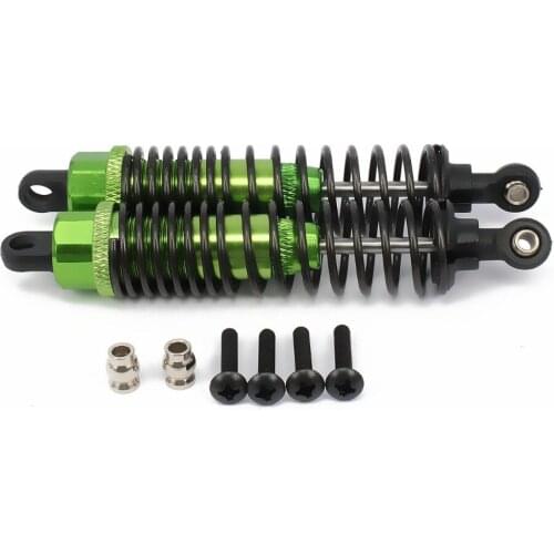 RCAWD 98mm Long shock absorber damper for rc car 1/10 crawler 2pcs Oil adjustable alloy aluminum upgraded Hop-up parts hsp hpi
