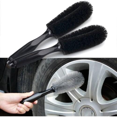 Car Motorcycle Wheel Hub Tire Cleaning Brush Bicycle Truck Wheel Rim Washing Cleaner Scrub Tool Auto Accessories