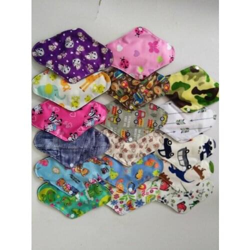 Bamboo Mamas Cloth panty Pads Liners Washable Colorful 1 layer PUL+2 layer MF+1 layer Charcoal bamboo 1000pcs Free Shipping