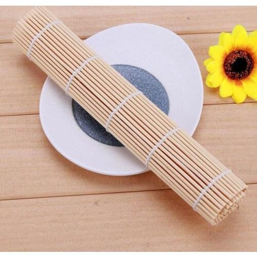 Bamboo Non-stick Sushi Rolling Mat Curtain Rice Roller Chicken DIY Cooking Tool