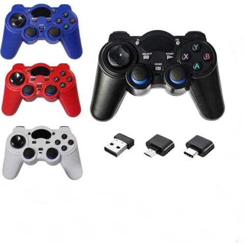 2.4 G Controller Gamepad Android Wireless Joystick Joypad with OTG Converter For PS3/Smart Phone For Tablet PC Smart TV Box