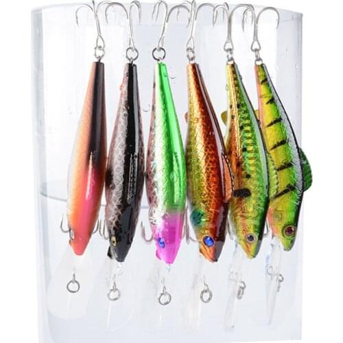 1PCS Big Mouth Minnow Fishing Lures 126mm/14g Artificial Bionic Floating Laser CrankBait Wobblers Carp Fishing Tackle Hard Bait