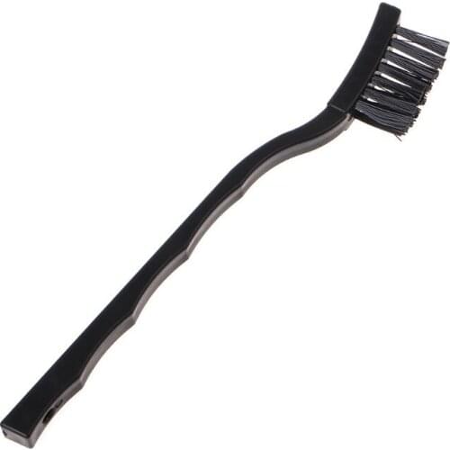 D08D Black Non Slip Handle PCB Rework ESD Anti Static Dust Brush 17cm For Mobile Phone Tablet PCB BGA Repair Soldering