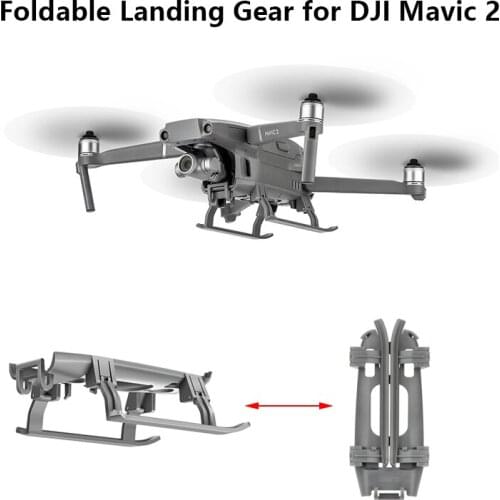 DJI Mavic 2 Landing Gear Foldable Heighten landing skid protector stand leg for DJI Mavic 2 Pro Zoom Drone Accessories