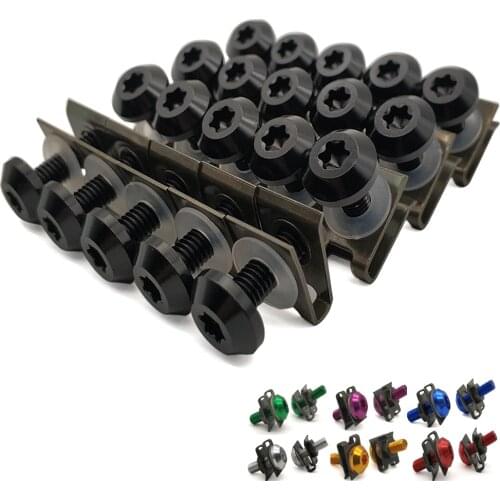 For Honda CBR500R CBR500F CBR929RR CBR600RR CBR954RR Motorcycle Fairing Aluminu hexagon socket Screws Clips Body Spring Bolt Kit