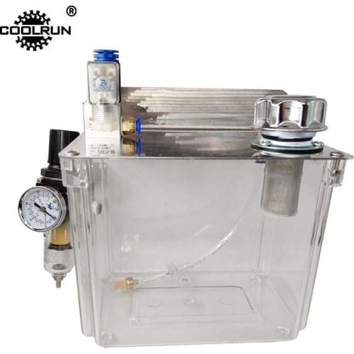 CNC Coolant Oil box Mist Sprayer Lubrication Spray System 3L Oil Tank