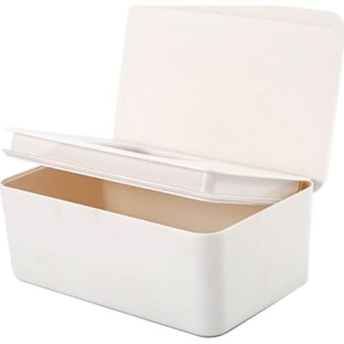 Wet Tissue Box Desktop Seal Baby Wipes Paper Dispenser Napkin Storage Holder Container with Lid Home Office Decor