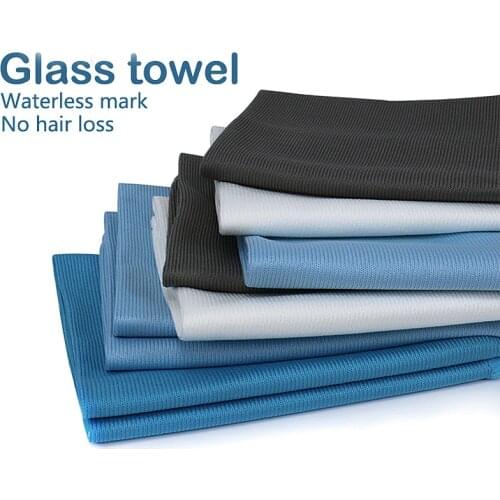 Microfiber Kitchen Towel Strong Absorbent Rag Dish Cleaning Towels Household Cleaning Cloth Anti-grease Wiping Rags Scouring Pad