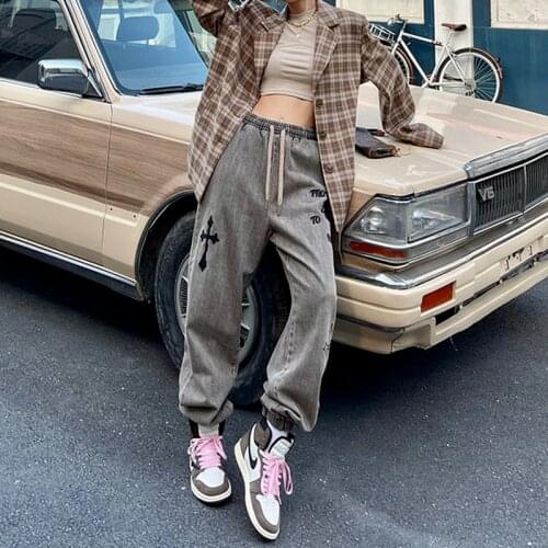 Женские джинсы с вышивкой MINGLIUSILI China At AliExpress