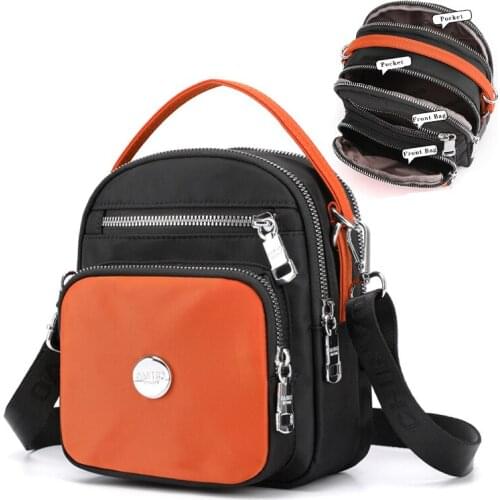 Fashion Nylon Women Shoulder Bag Small Top Handle Womens Bag Brand Designer Women Crossbody Messenger Bags Daily Use Purse NEW