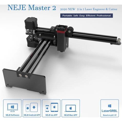 NEJE Master 2S 20W desktop Laser Engraver and Cutter - Laser Engraving and Cutting Machine - Laser Printer - Laser CNC Router