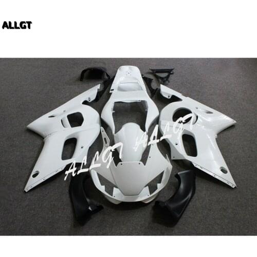 UNpainted Molded ABS Fairing Kit BodyWork for YAMAHA YZF R6 1998 1999 2000 2001 2002 Predrilled
