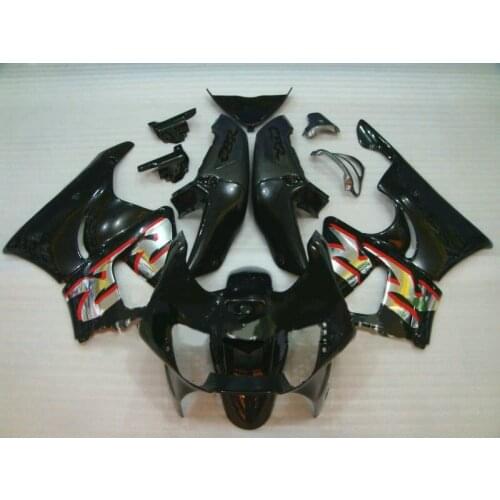 Fairing kit for HONDA CBR900RR 919 98 99 CBR 900RR CBR900 1998 1999 ABS black Fairings set-Hey