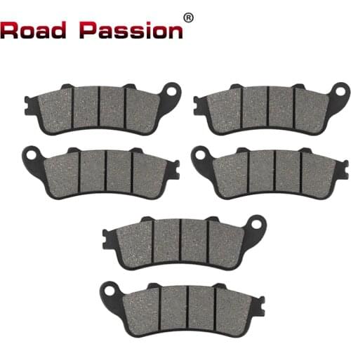 Road Passion Motorcycle Front Rear Brake Pads for HONDA VFR800 Interceptor CBR1100 XX CBR1100XX ST1100 ST1300 GL1800 Goldwing