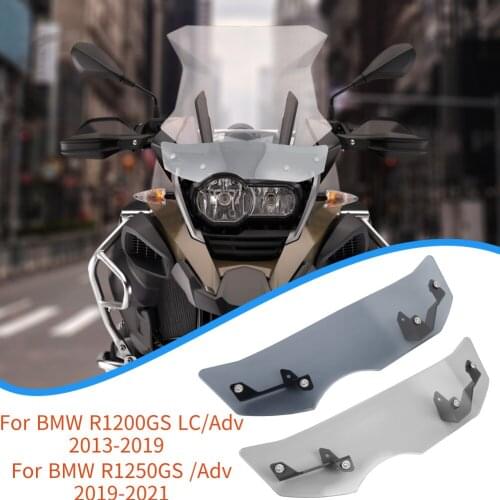 R1250GS ADV 2020 2021 Motorcycle Wind Screen Extension Windshield Spoiler Air Deflector For BMW R1200GS LC Adv 2013-2019