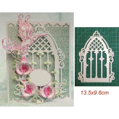 Craft dies lace birdcage frame metal cutting dies cut die mold decoration Scrapbook dies knife mould blade punch stencils dies