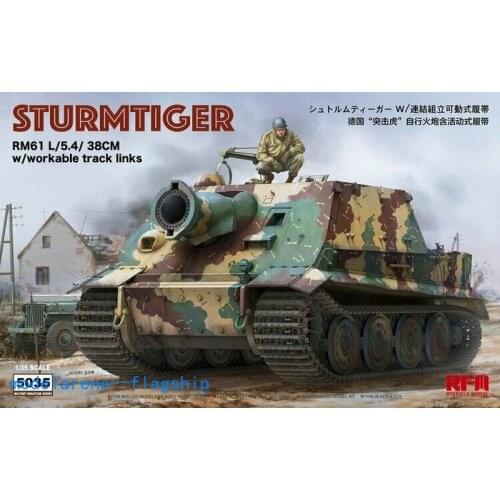 Rye Field Model RFM RM-5035 1/35 STURMTIGER RM61 L/5.4/38cm w/workable track