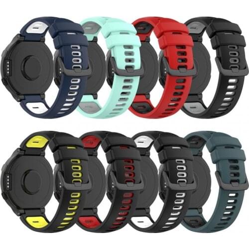 Silicone Band For Garmin Forerunner 220/735XT Strap Two-color Silicone Sports Strap Wristband For Garmin Forerunner 220/735XT