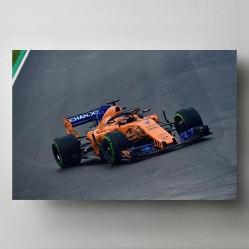 Modern Wall Art Canvas Paintings Formula Sport 2018 Mclaren MCL33 Racing Cars Picture Living Room Decor Posters and Prints