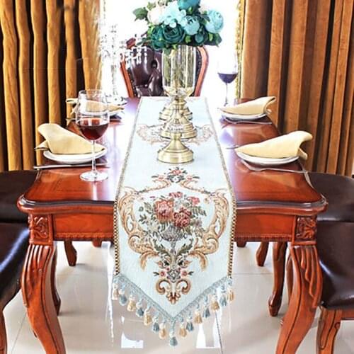 Tafelkleed Table Runner Palace Nordic Non-Slip Decorative Cloth Long Dinner Flag American Classical Mantel Mesa скатерть на стол