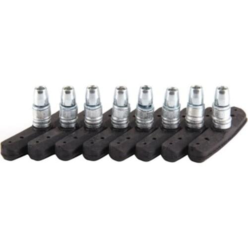 1pc Bicycle Brake Pads Cycling Bike V Brake Holder Pads Shoes Blocks Rubber Friction Rim Brake MTB Bike Brake Pads with Screw