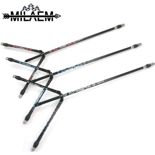 1 Set Archery Bow Stabilizer Set Carbon Balance Bar System Main Rod Side Rod Carbon Stabilizer Recurve Bow Shooting Accessories