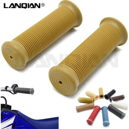 1 Pair Of Rubber non-slip Vintage Rubber Handles Motorcycle Handlebar Grip lever End Motocicleta Accessories Universal New