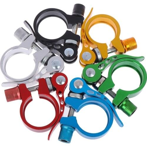 25.4-34.9mm Aluminum Bike Bicycle Seatpost Clamp Quick Release Seat Post