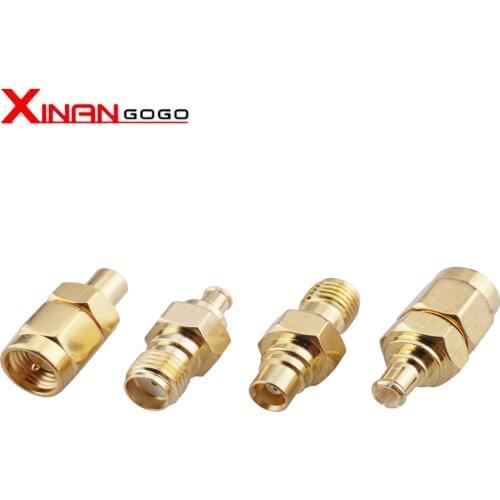 1pcs RF Coaxial Connector SMA Female to MCX Male Plug & Female Jack MCX to SMA Adapter