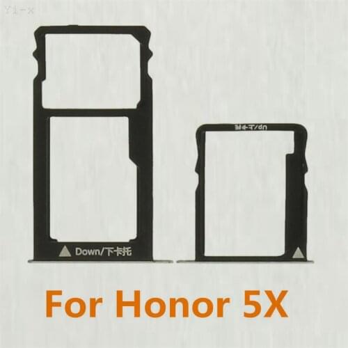 10pcs/lot For Huawei Honor 5X Nano SIM Card Tray Micro SD Card Holder Slot Adapter