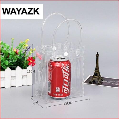 100pcs/lot) wholesale waterproof clear transparent PVC bag