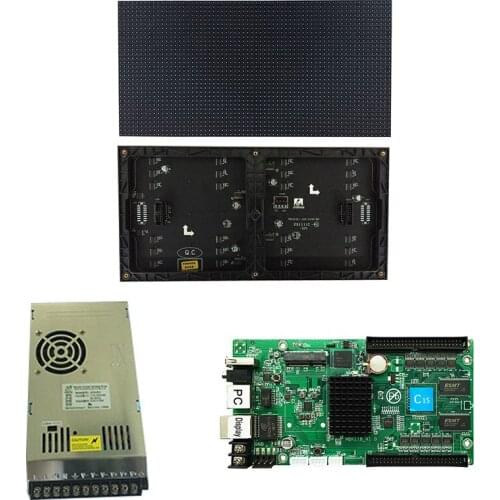 18pcs Indoor P5 led module full color 320*160mm SMD2121 total 960*960mm panel 1piece HD-C15 control card 3pcs 300W power supply