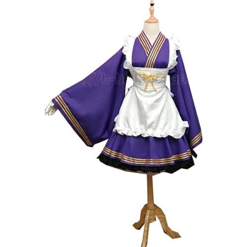 2021 Yu-Gi-Oh! Yu Gi Oh Duel Monsters Laundry Dragonmaid Server Maid Dress Christmas Party Halloween Cosplay Costume Customize