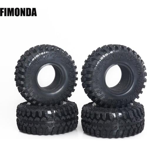 4pcs 2.2inch 128*54mm Rubber Tires Wheel Tyres for 1/10 RC Crawler Car Axial SCX10 RR10 90053 WRAITH 90018 90045 KM4 KM2