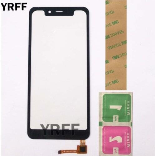 5.85" Mobile Touch Screen Glass For Homtom Zoji Z33 Touch Screen Glass For Homtom Z33 Touch Glass Panel 3M Glue Wipes