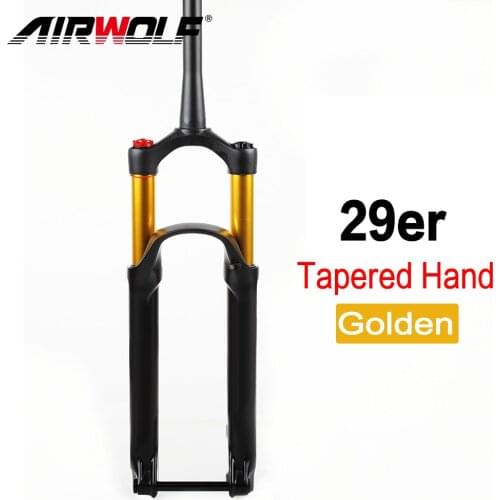 AIRWOLF Mtb Suspension Fork 29er Boost Air Resilience Travel 145mm Thru Axle 110*15mm DH AM Mountain Bike Forks 27.5er Down Hill