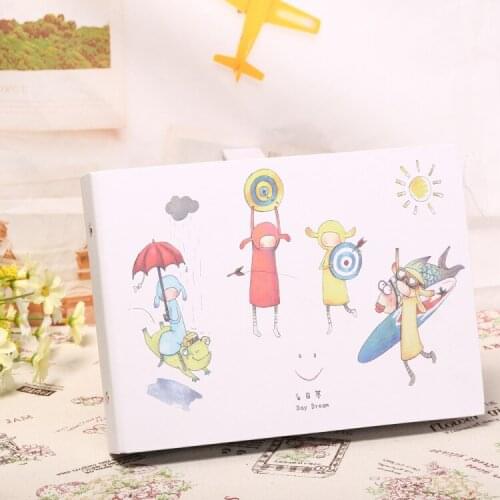 Memory Record Scrapbook Album Creative Photo Album Nursery Travel Children Photo Album Birthday Cowhide Paper Gift Family Diy XX