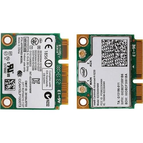 Wireless Mini Universal Dual Band Intel 6230 62230ANHMW 300 WiFi BT PCI-E Card